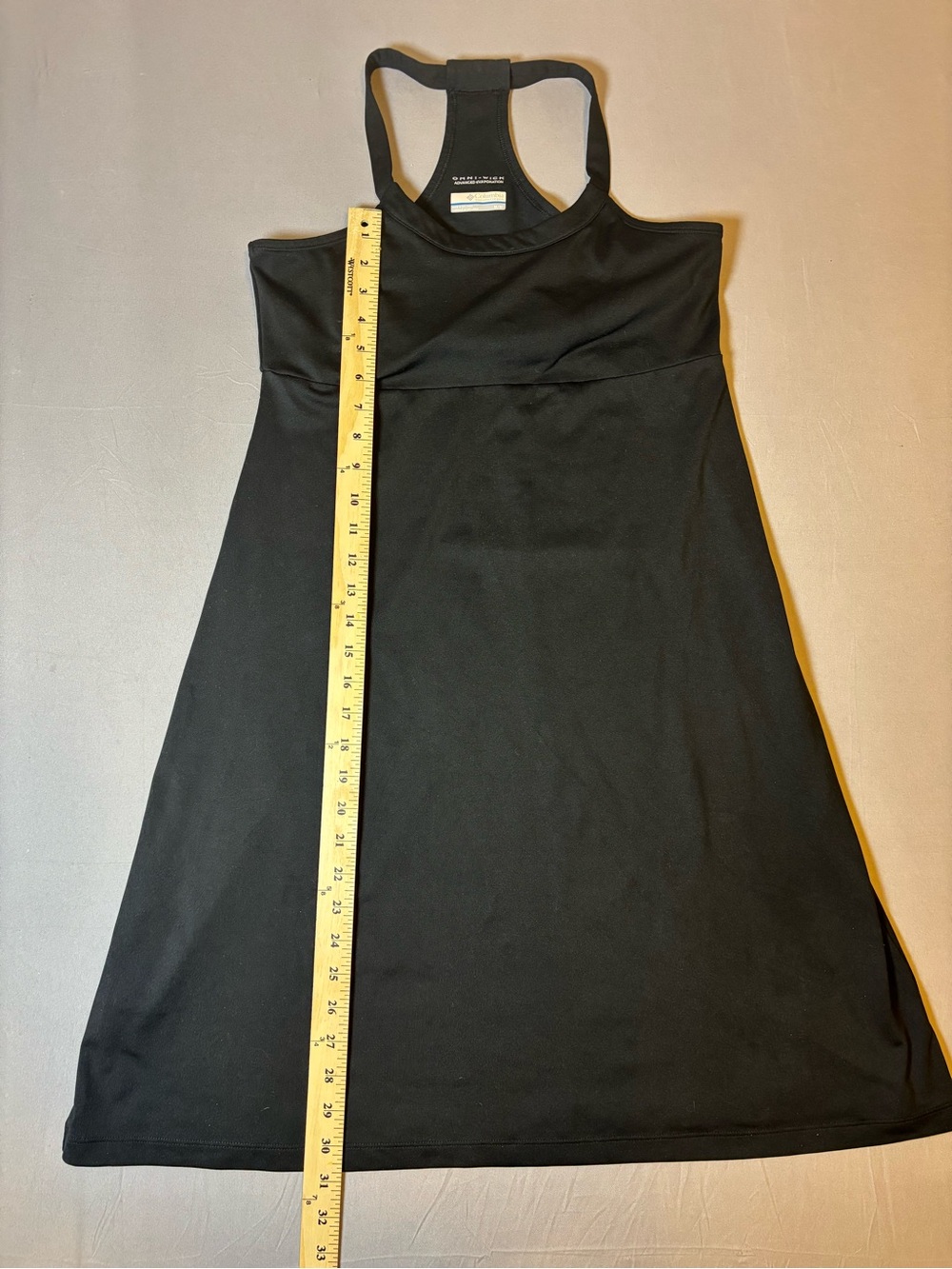 Women’s Columbia Omniwick Simple Black Tank Dress Size Medium - Picture 6 of 8
